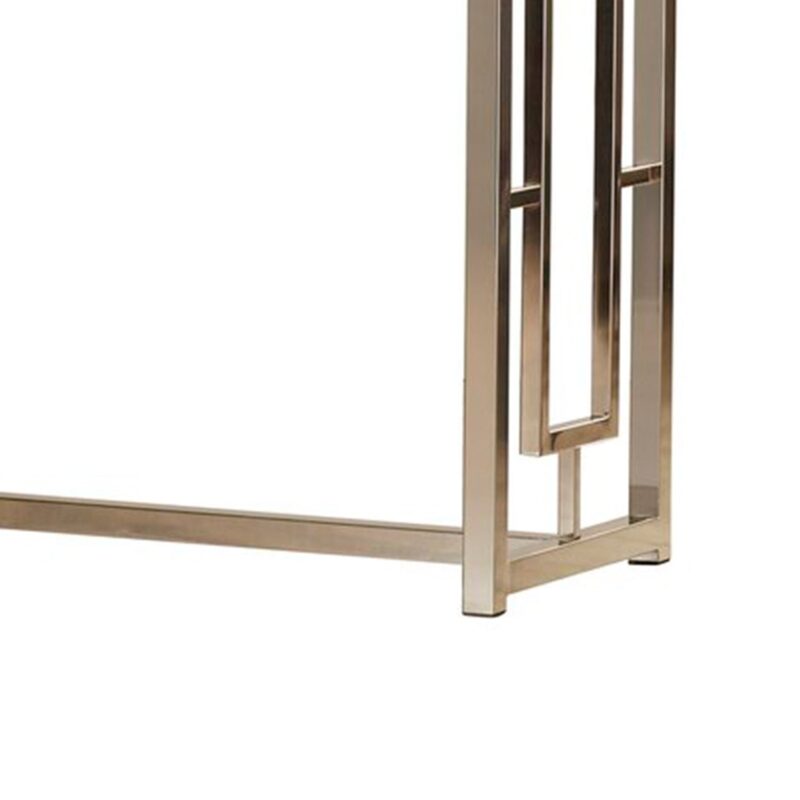 Gloria Console Table in Stainless Steel - Image 8