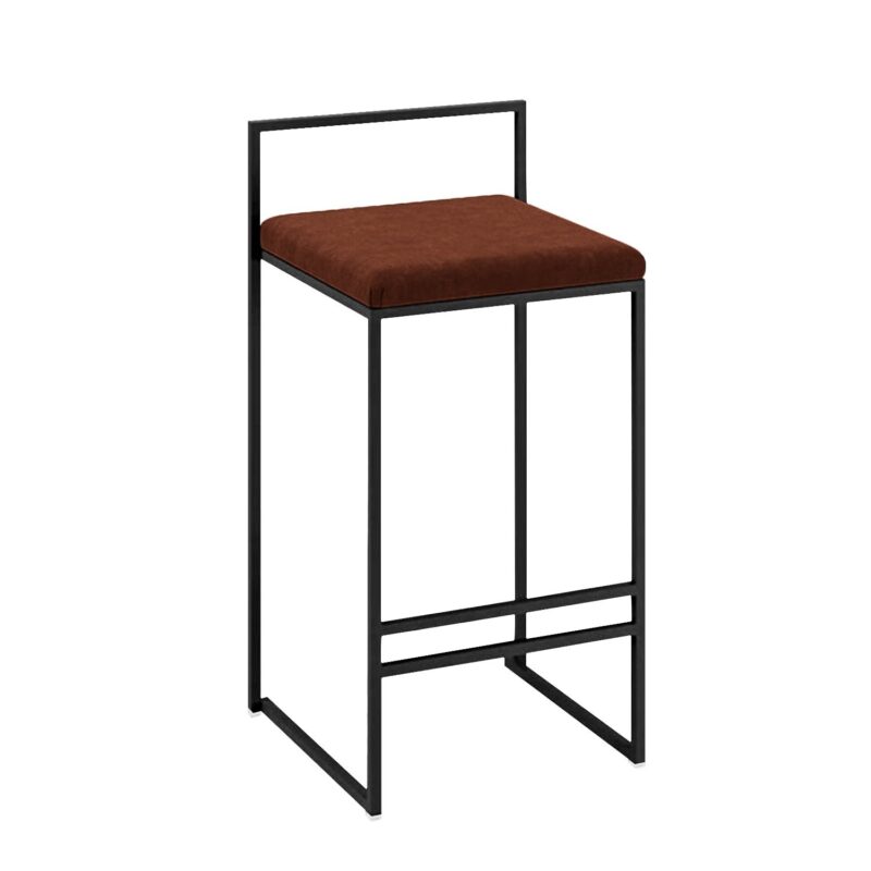 Ned Barstool in Brown Color