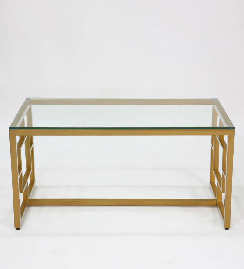 Anny Center Table in Black Color With Glass Top - Image 8