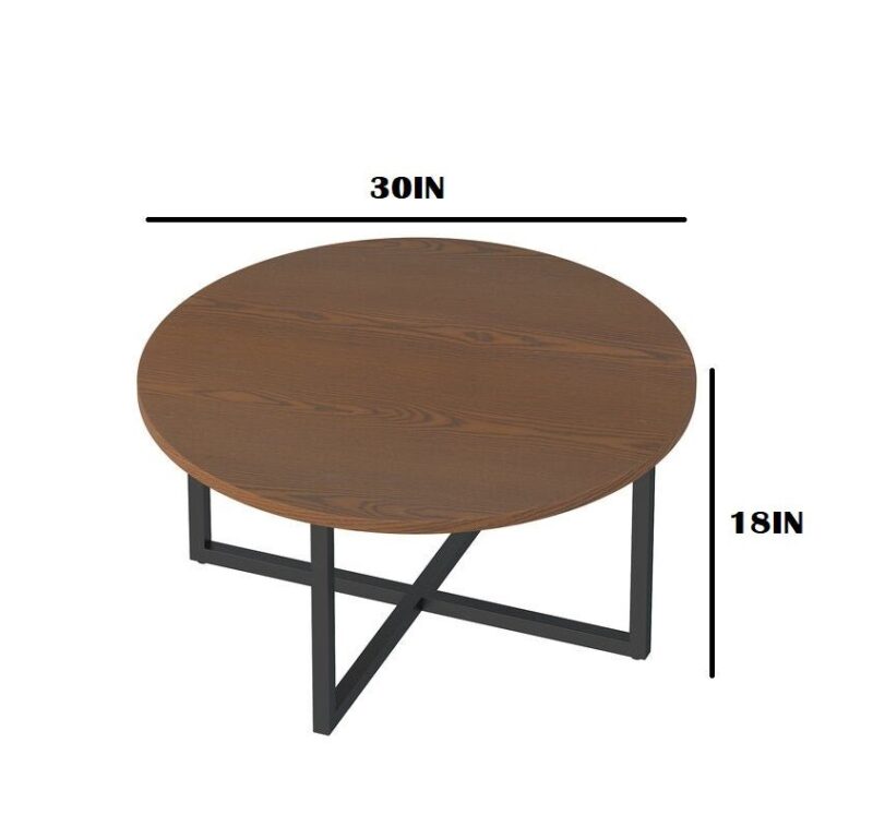 Hanny Center Table in Black Color - Image 3