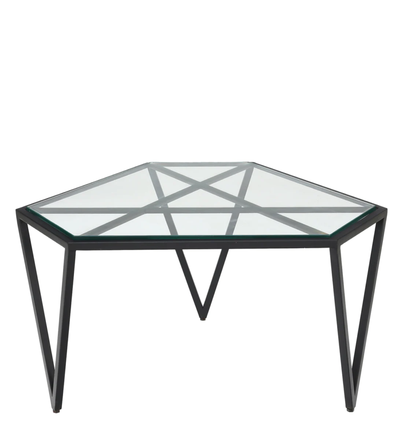 Alen Center Table in Golden Color - Image 9