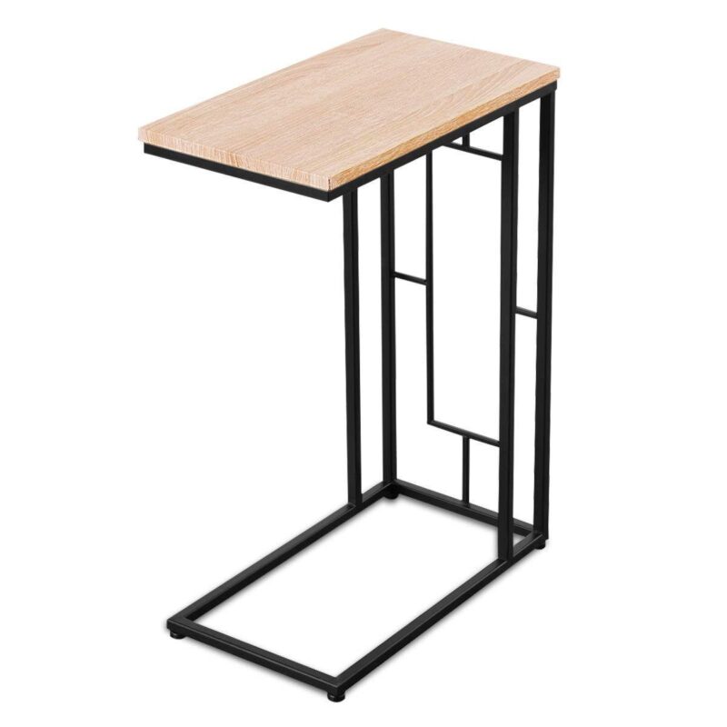 Bakuto Side Table in Beige and Black Color - Image 4