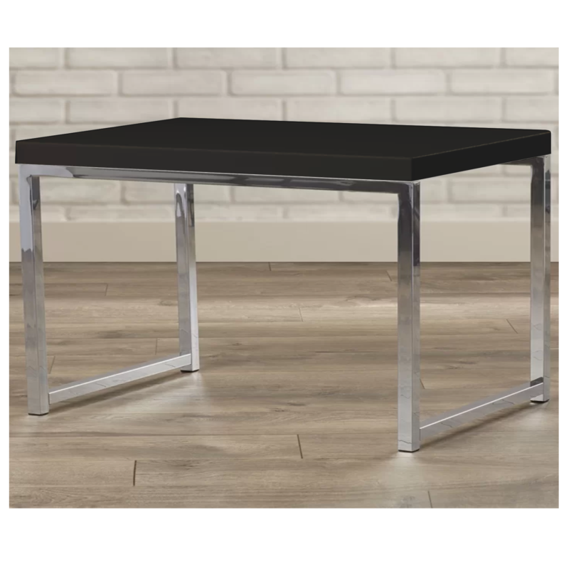 Alix Center Table in Black Color - Stainless Steel