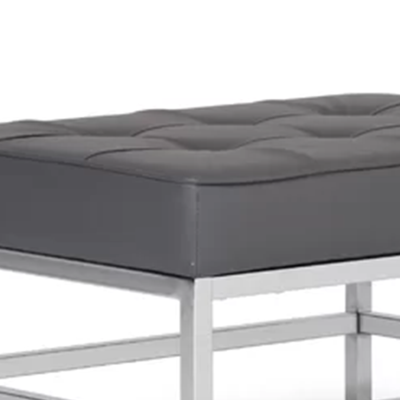 Auri Ottoman in Grey Color - Stainless Steel - Image 7