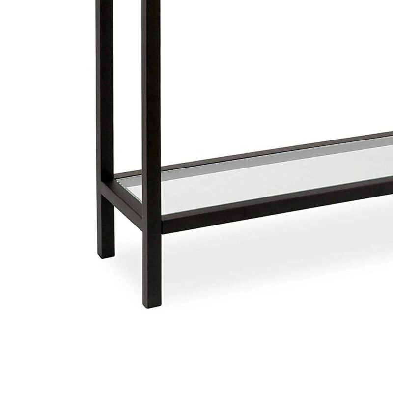 Lyna Console Table in Black Color with Acrylic Glass - Image 7