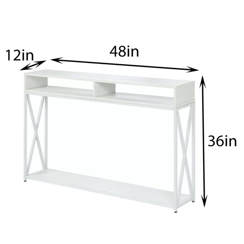 Lois Console Table in White Colour - Image 7