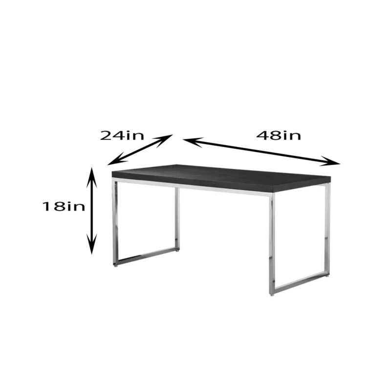 Alix Center Table in Black Color - Stainless Steel - Image 6