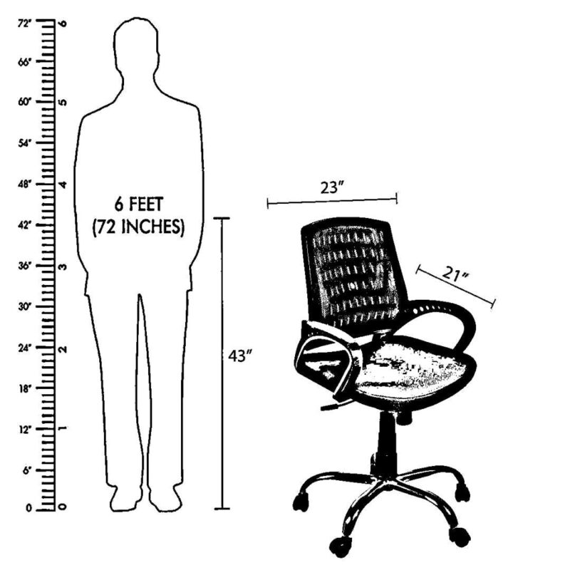 Advik Ergonomic Study and Office Chair - Image 19