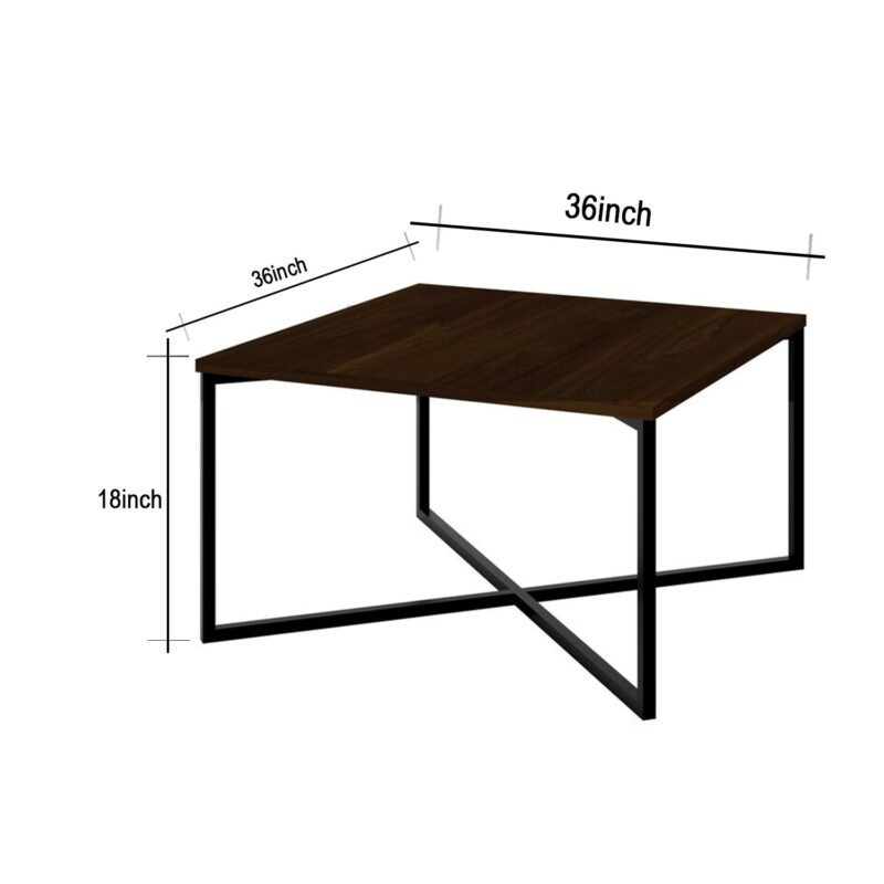 Nigel Center Table in Black and Brown Colour - Image 5