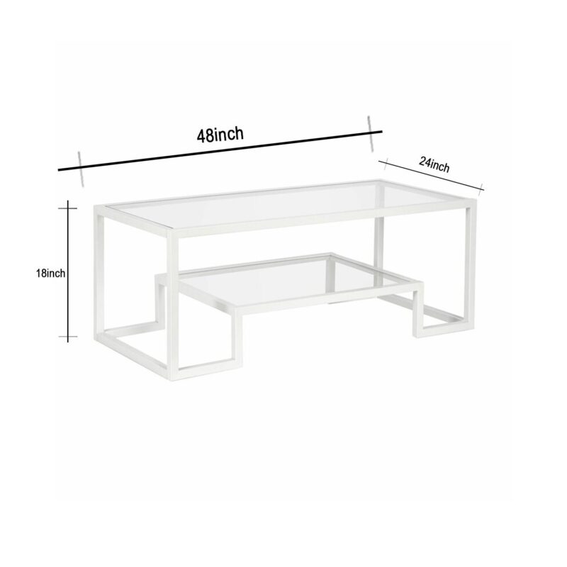 Lavie Center Table in White colour - Image 8