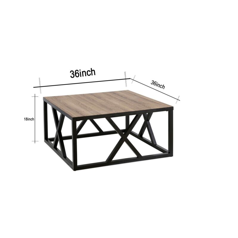 Doug Center Table in Black & Brown Colour - Image 8