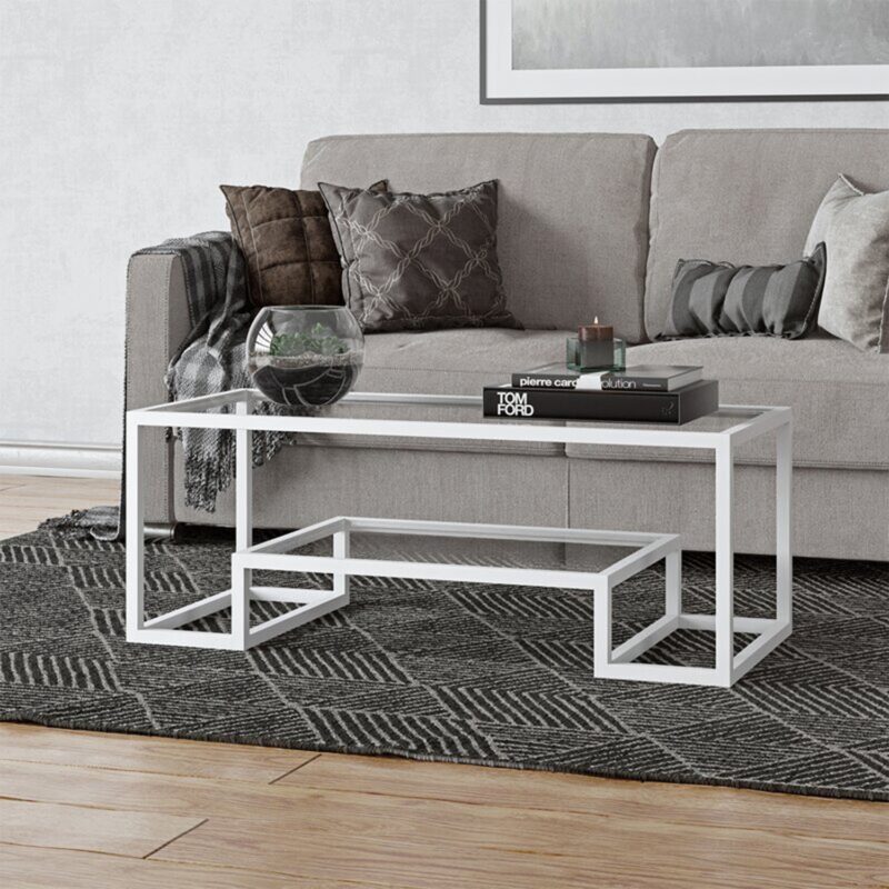 Lavie Center Table in White colour - Image 9