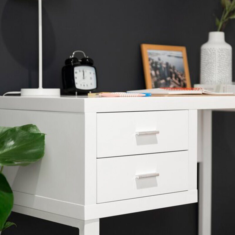 Keya Computer Table in White Color - Image 9