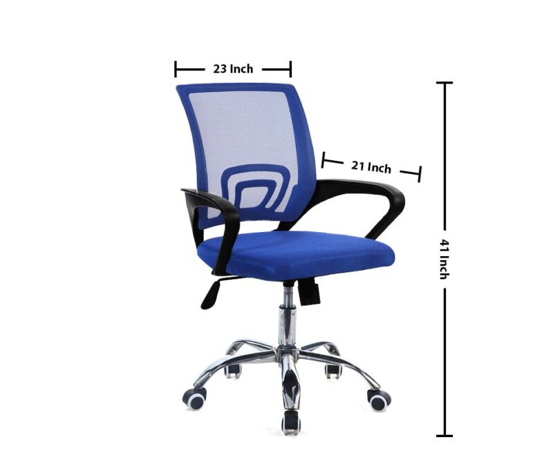 BORT Mesh Office Chair in Blue Color - Image 5