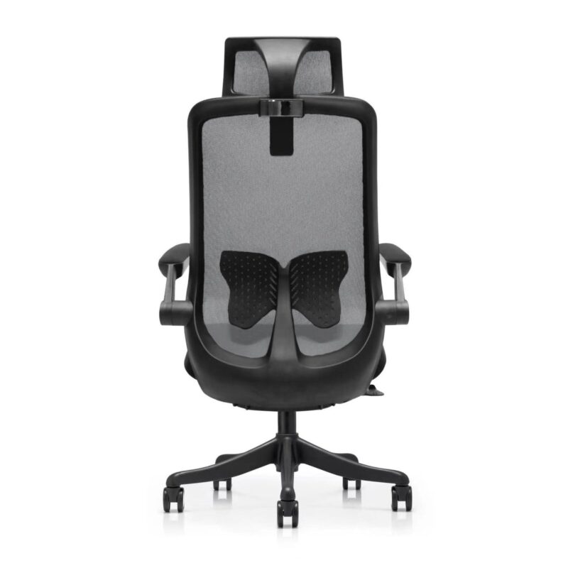 Butterfly High Back Ergonomic Chair in Grey Colour with Headrest - Image 5