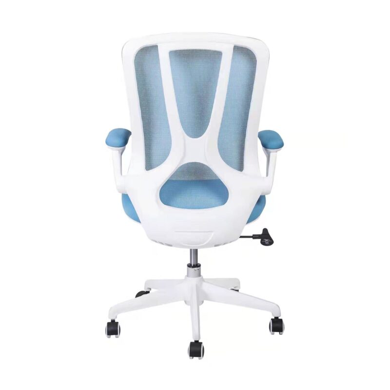 Dream White Mid Back Ergonomic Office Chair in Grey Color - Image 14