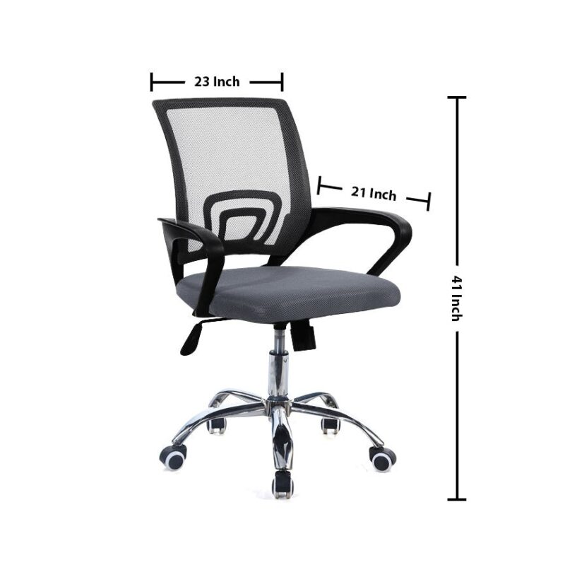 Cozy Mesh Office Chair in Blue Color - Image 15