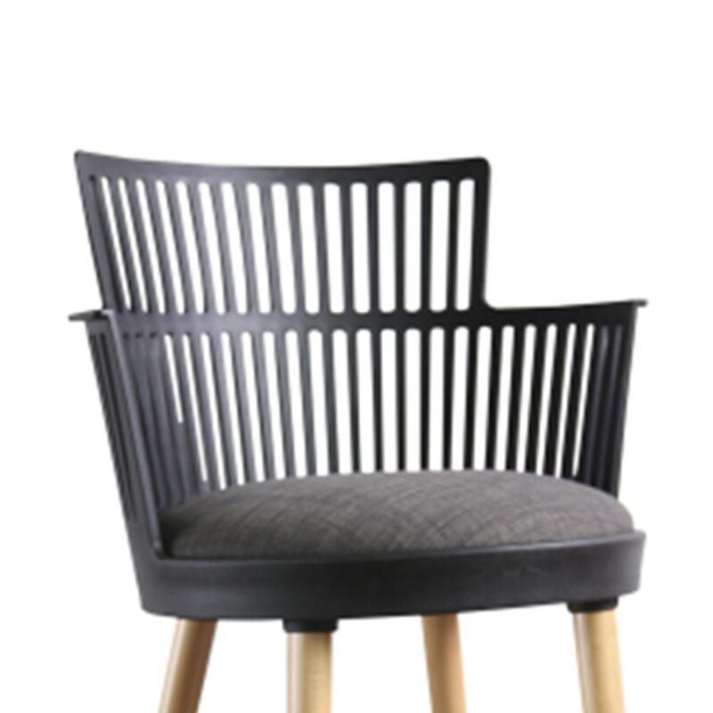 Klaus Cafe Chair in Black Colour - Image 7