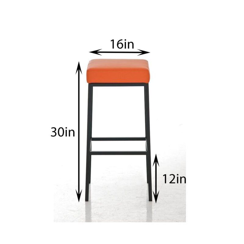 Merc Barstool in Orange Color - Image 7