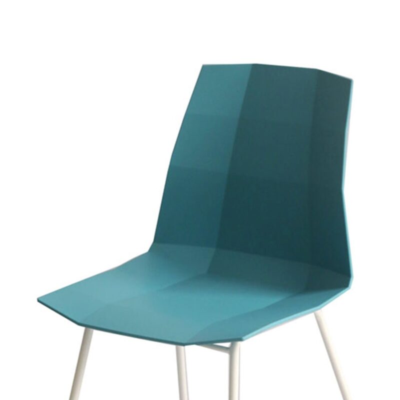 Saya Multipurpose Dining cum Cafe Chair in Blue Color - Image 2