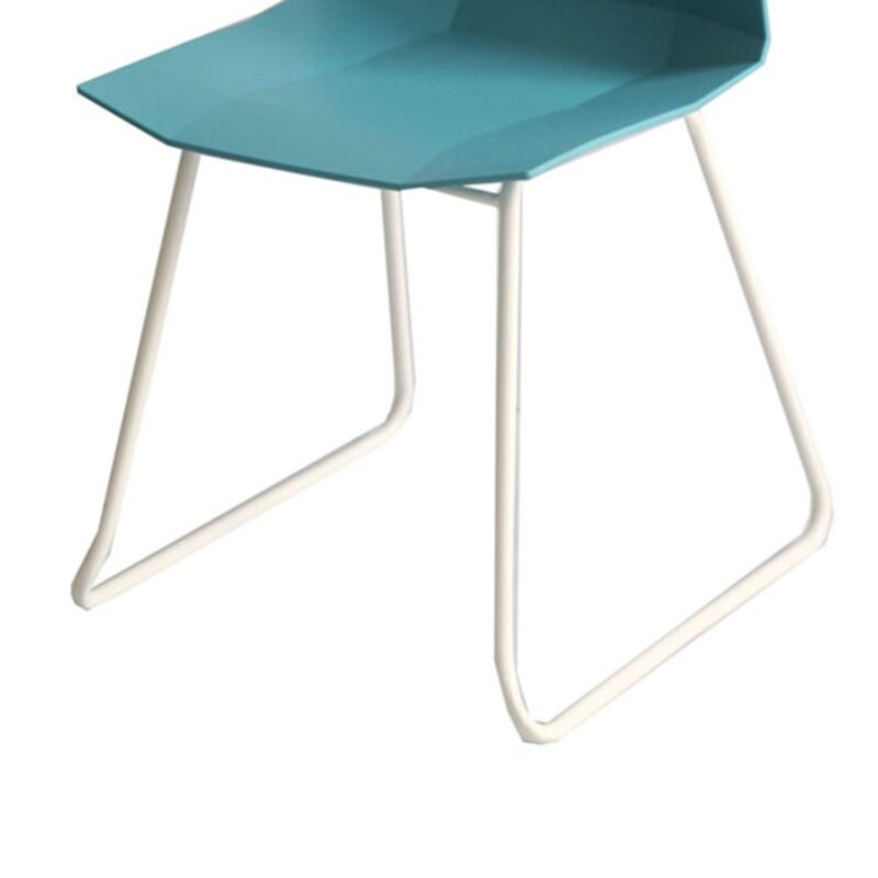 Saya Multipurpose Dining cum Cafe Chair in Blue Color - Image 3