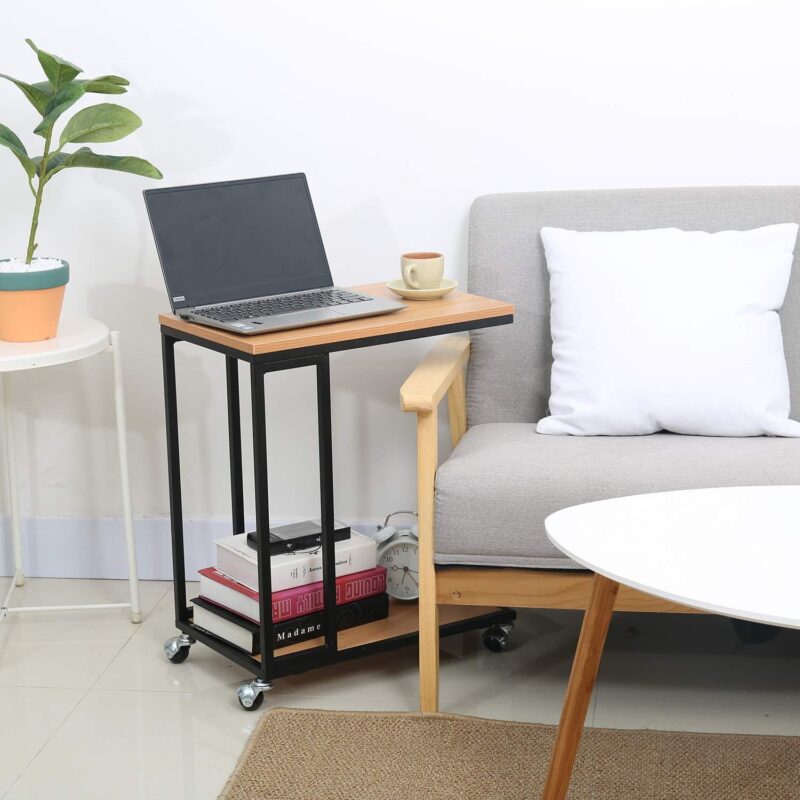 Tann Side End Table in Black Color - Image 3