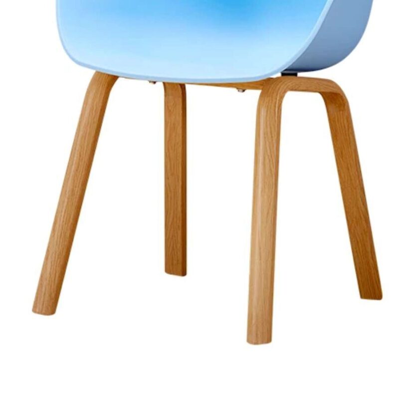 Tisha Multipurpose Cafe cum Dining Chair in Blue Colour - Image 4