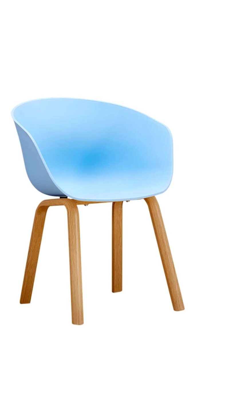 Tisha Multipurpose Cafe cum Dining Chair in Blue Colour - Image 5