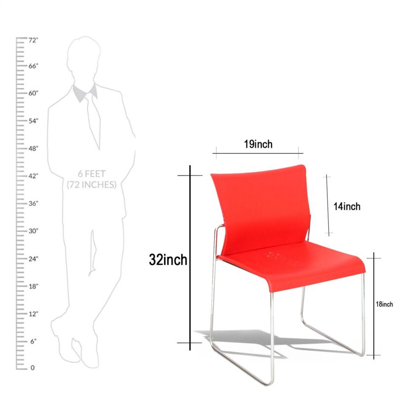 Ziya Multipurpose Cafe cum Dining Chair - Image 15