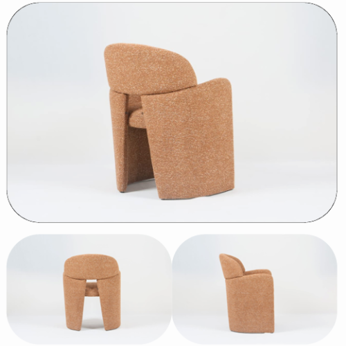 Azazo Siena Upholstered Accent Chair – Sand Beige - Image 4