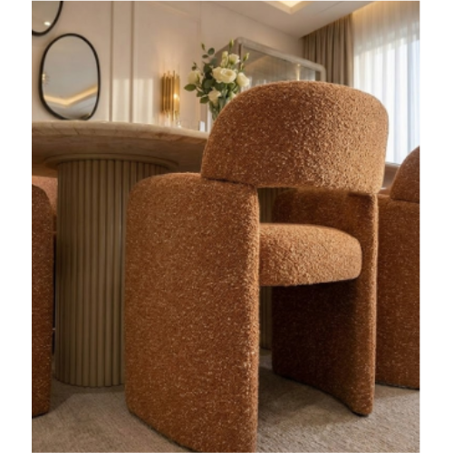 Azazo Siena Upholstered Accent Chair – Sand Beige - Image 2